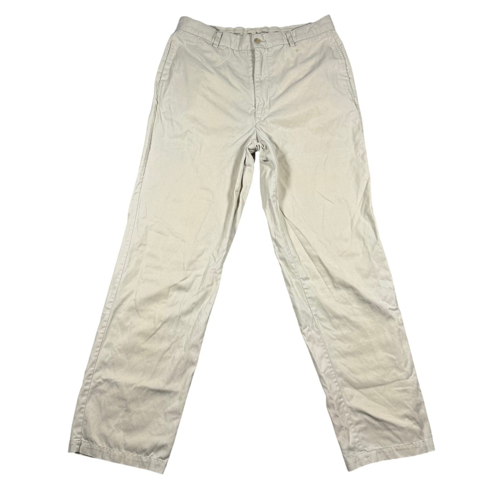 Tommy Bahama Relax Mens 34x34 Khaki Tan Straight Leg Chino Pants (Fits 32x30)